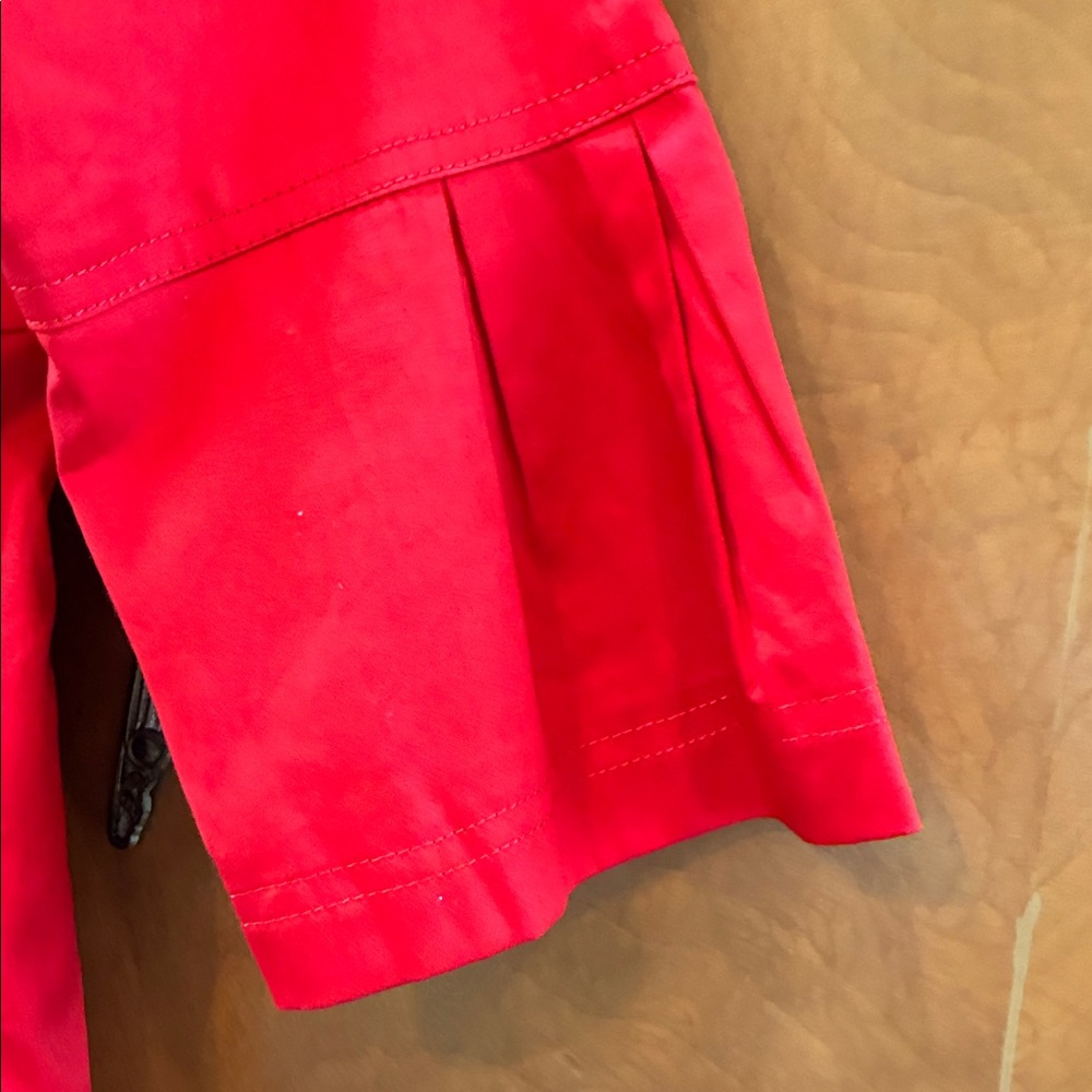 Red Button-Up Coat - Picture 4 of 7